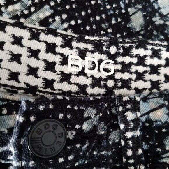 BDG High RIse Twig Ankle Pattern Jean Pants Sz 27 - Picture 9 of 12